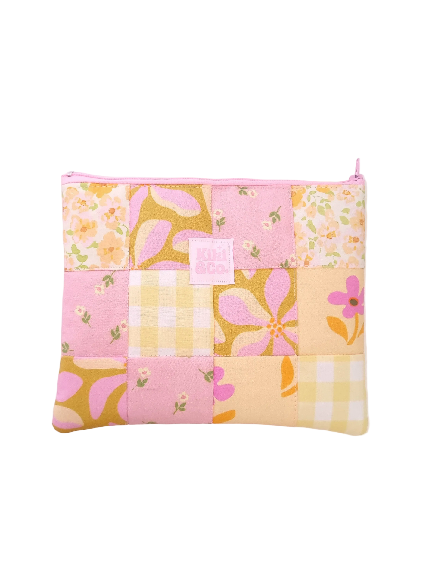 Patchwork Collection - Zipper Pouch/ eReader Sleeve #6