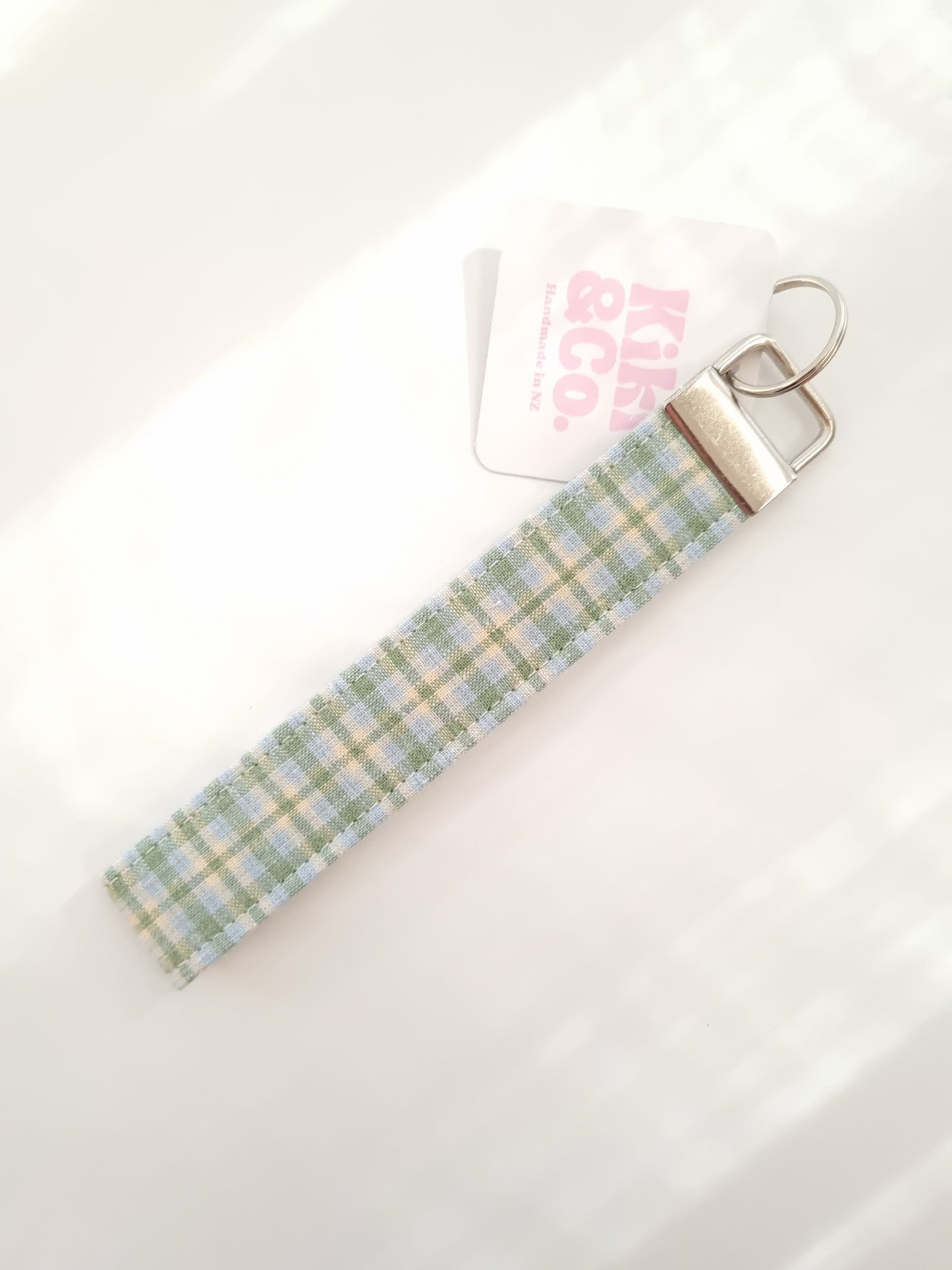 Keychain - Herb Garden Plaid