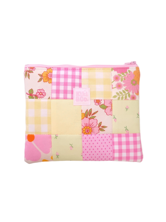 Patchwork Collection - Zipper Pouch/ eReader Sleeve #4