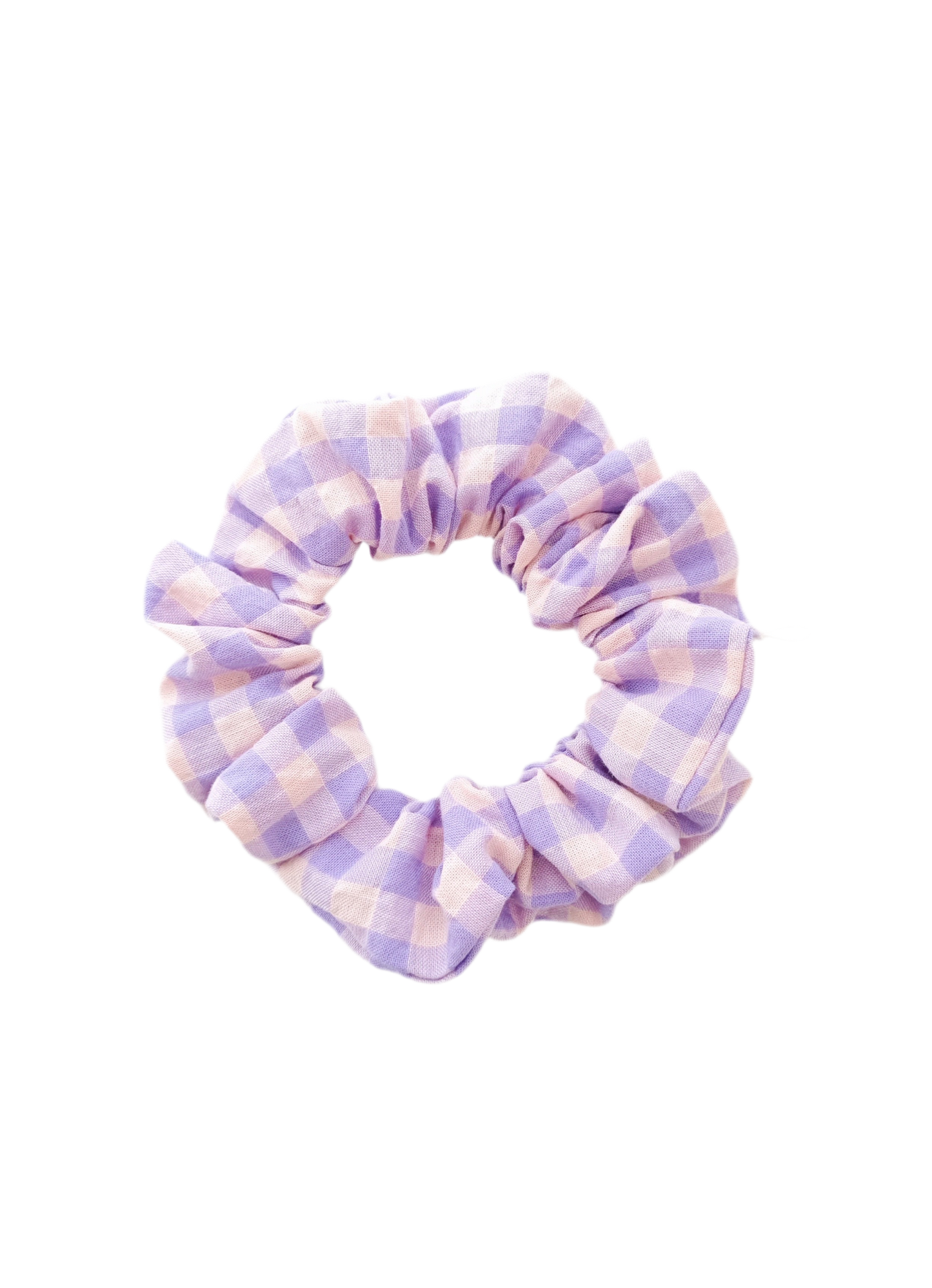 Scrunchie - Lilac Gingham