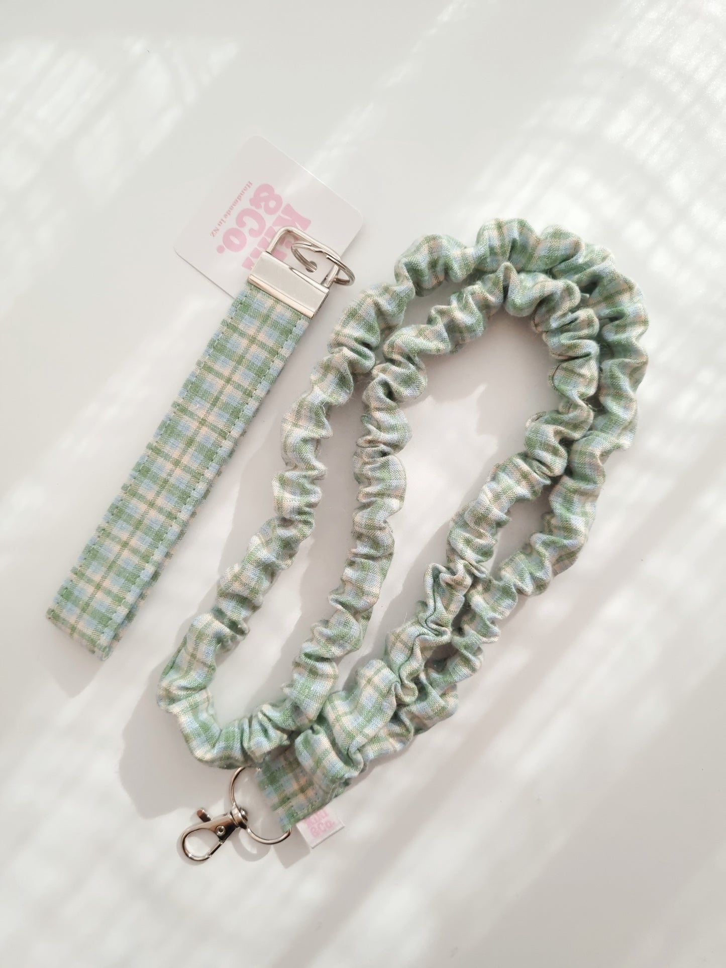 Keychain - Herb Garden Plaid