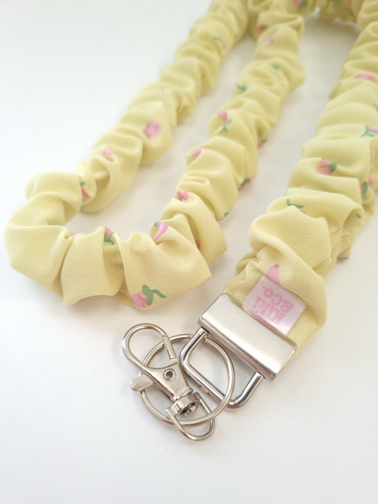 Scrunchie Lanyard - Rose Bud