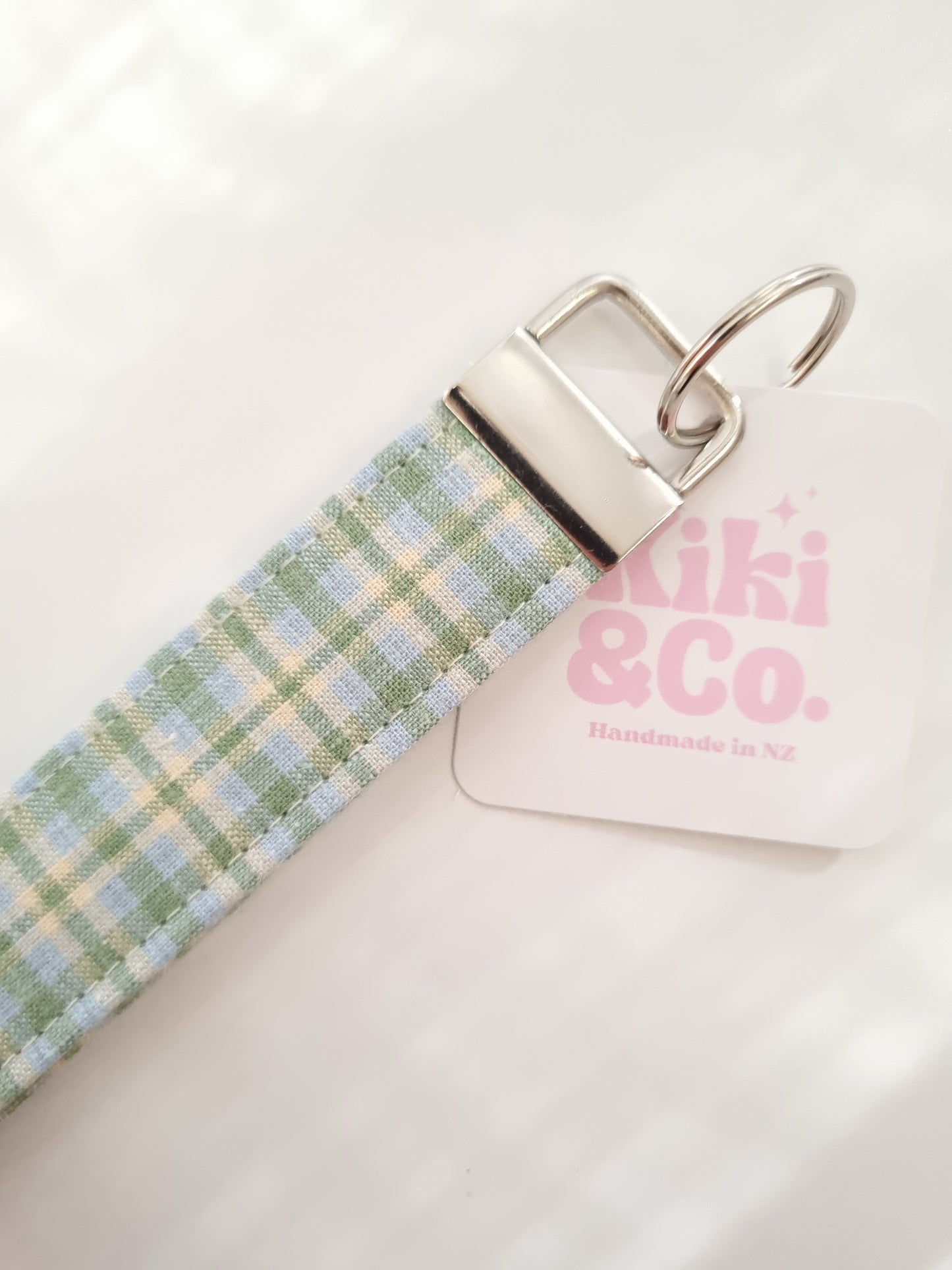 Keychain - Herb Garden Plaid