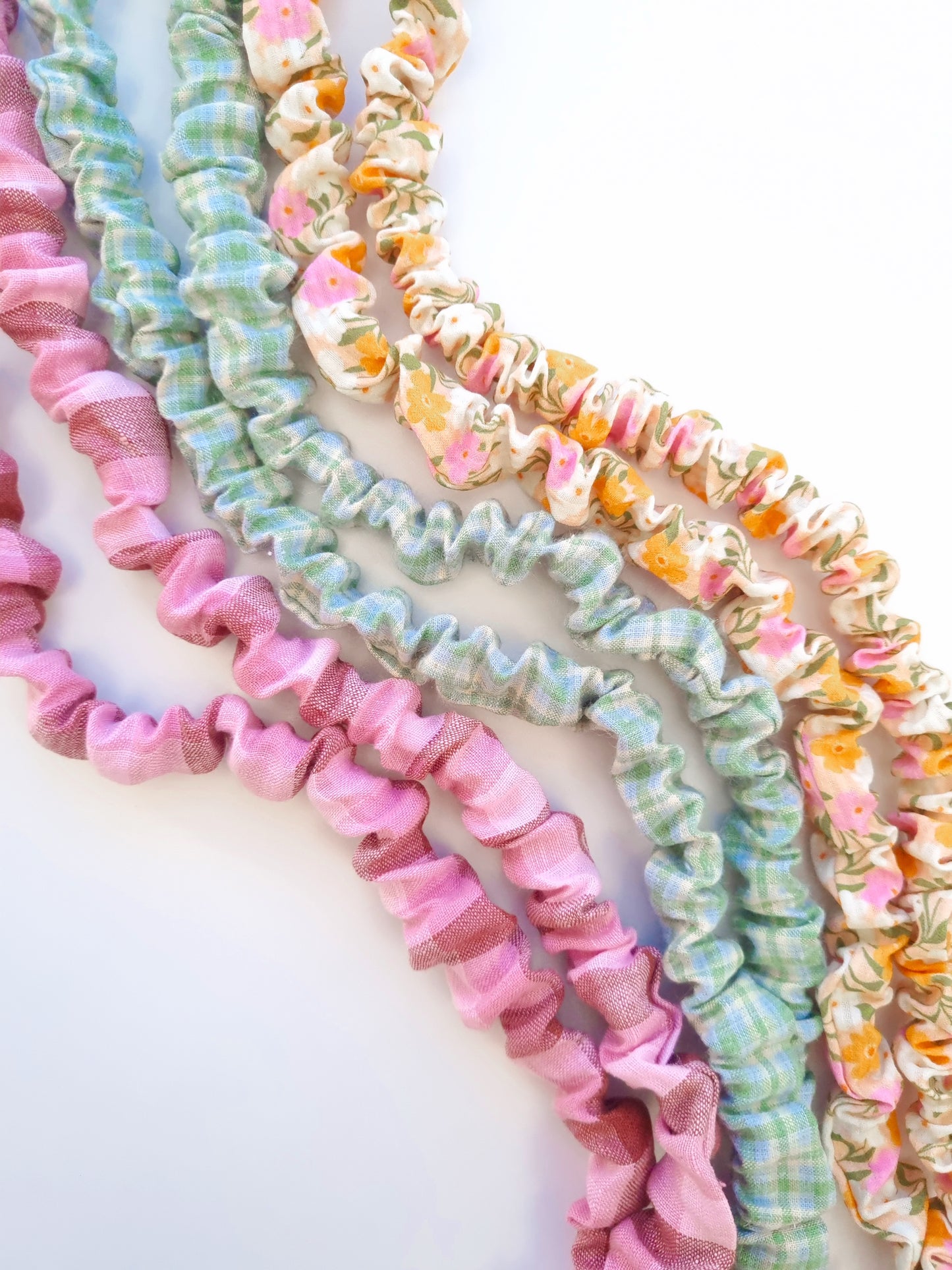 Scrunchie Lanyard - Herb Garden Plaid