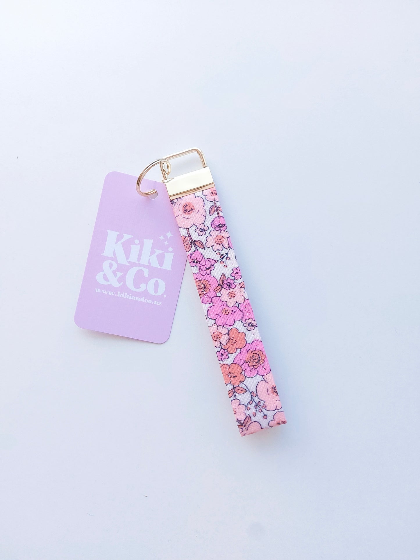 NEW Keychain - Pink Floral