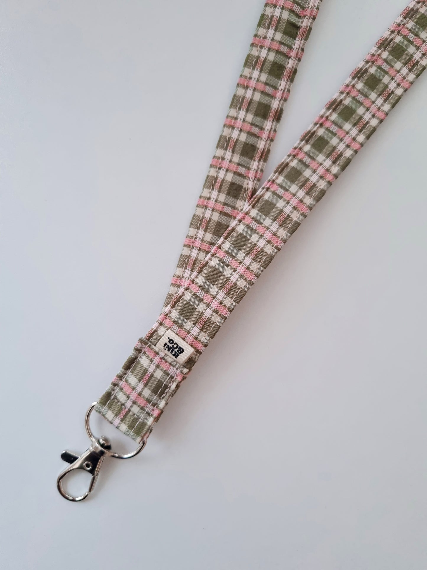 Lanyard - Green Plaid