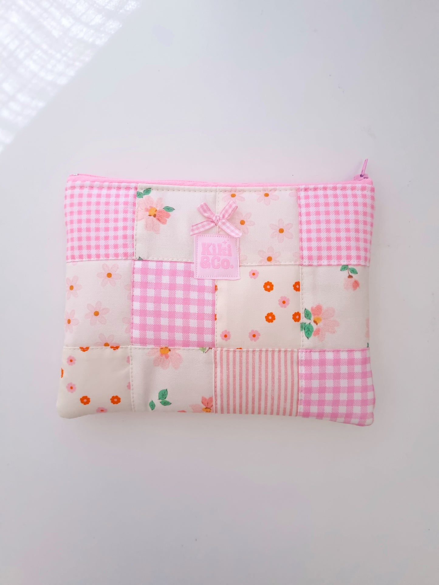 Patchwork Collection - Zipper Pouch/ eReader Sleeve #12
