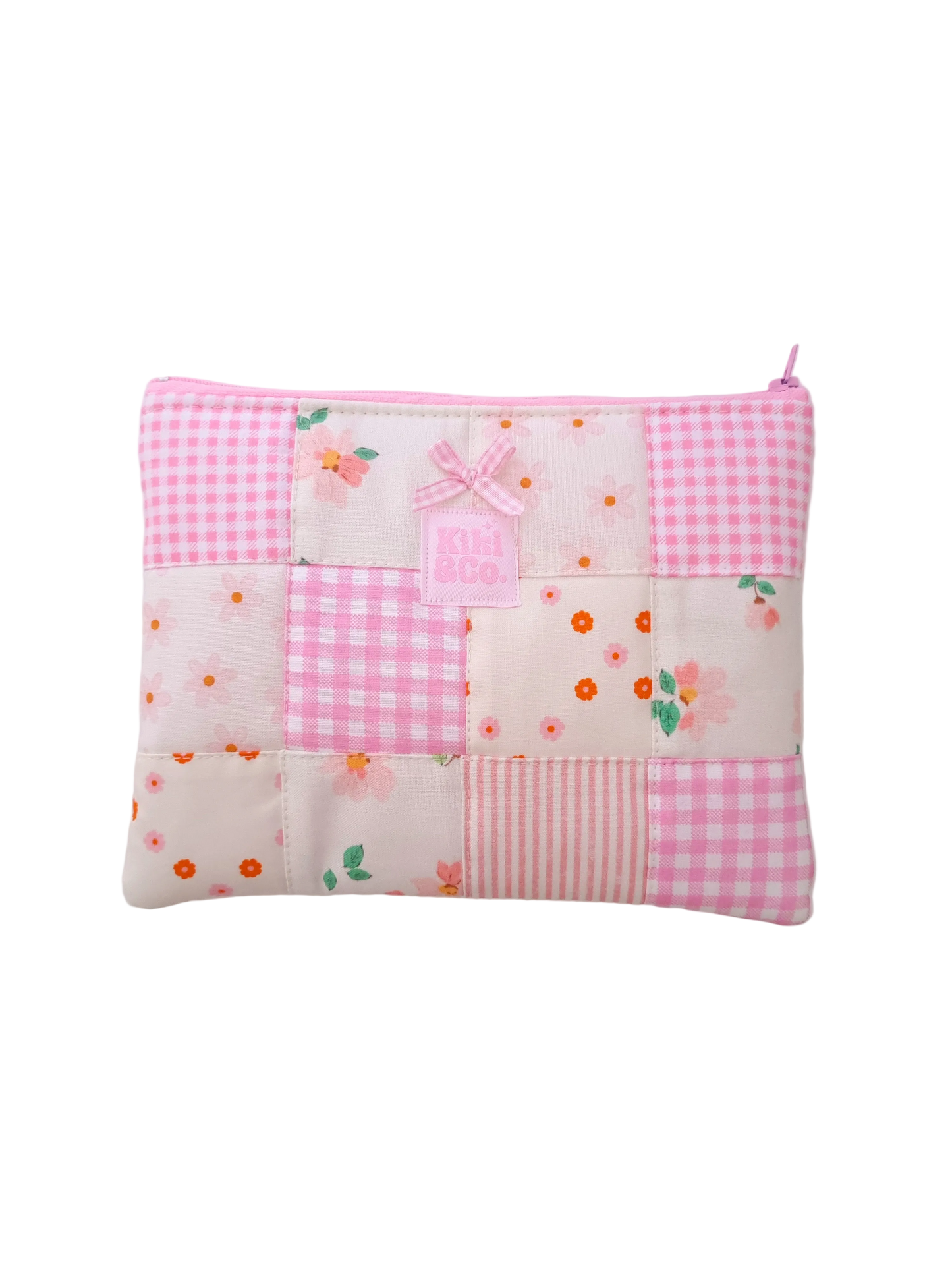 Patchwork Collection - Zipper Pouch/ eReader Sleeve #12