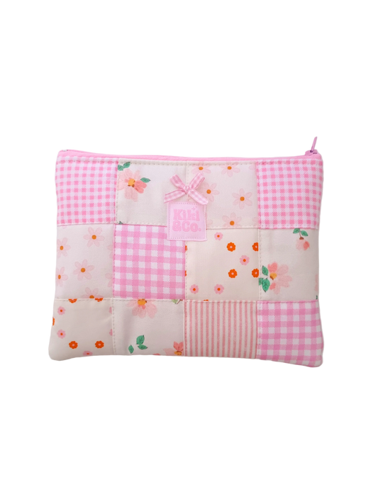 Patchwork Collection - Zipper Pouch/ eReader Sleeve #12