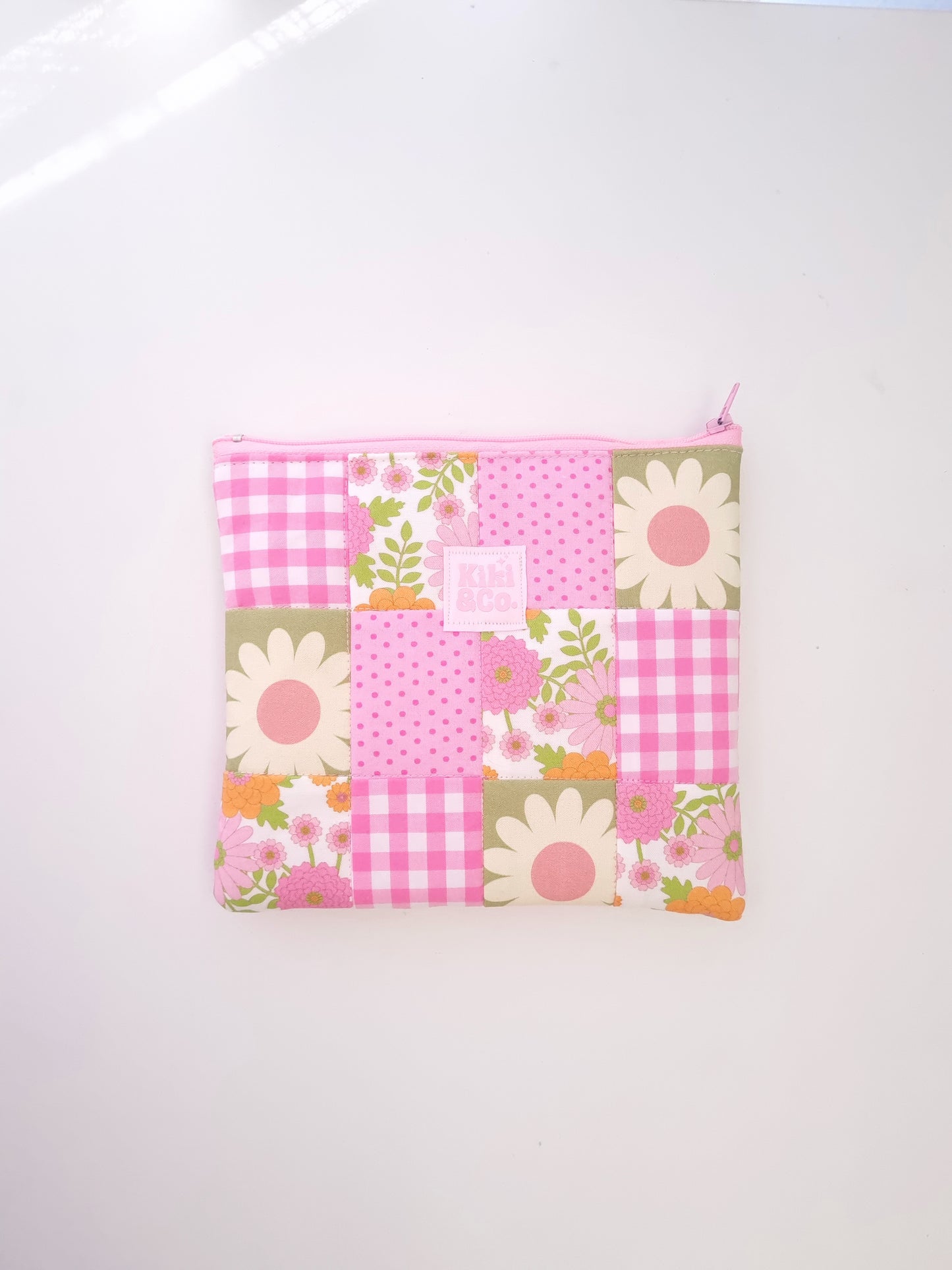 Patchwork Collection - Zipper Pouch/ eReader Sleeve #9