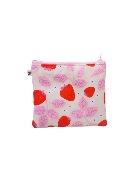 Mini Zipper - Strawberries