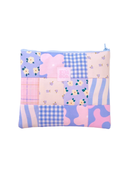 Patchwork Collection - Zipper Pouch/ eReader Sleeve #11