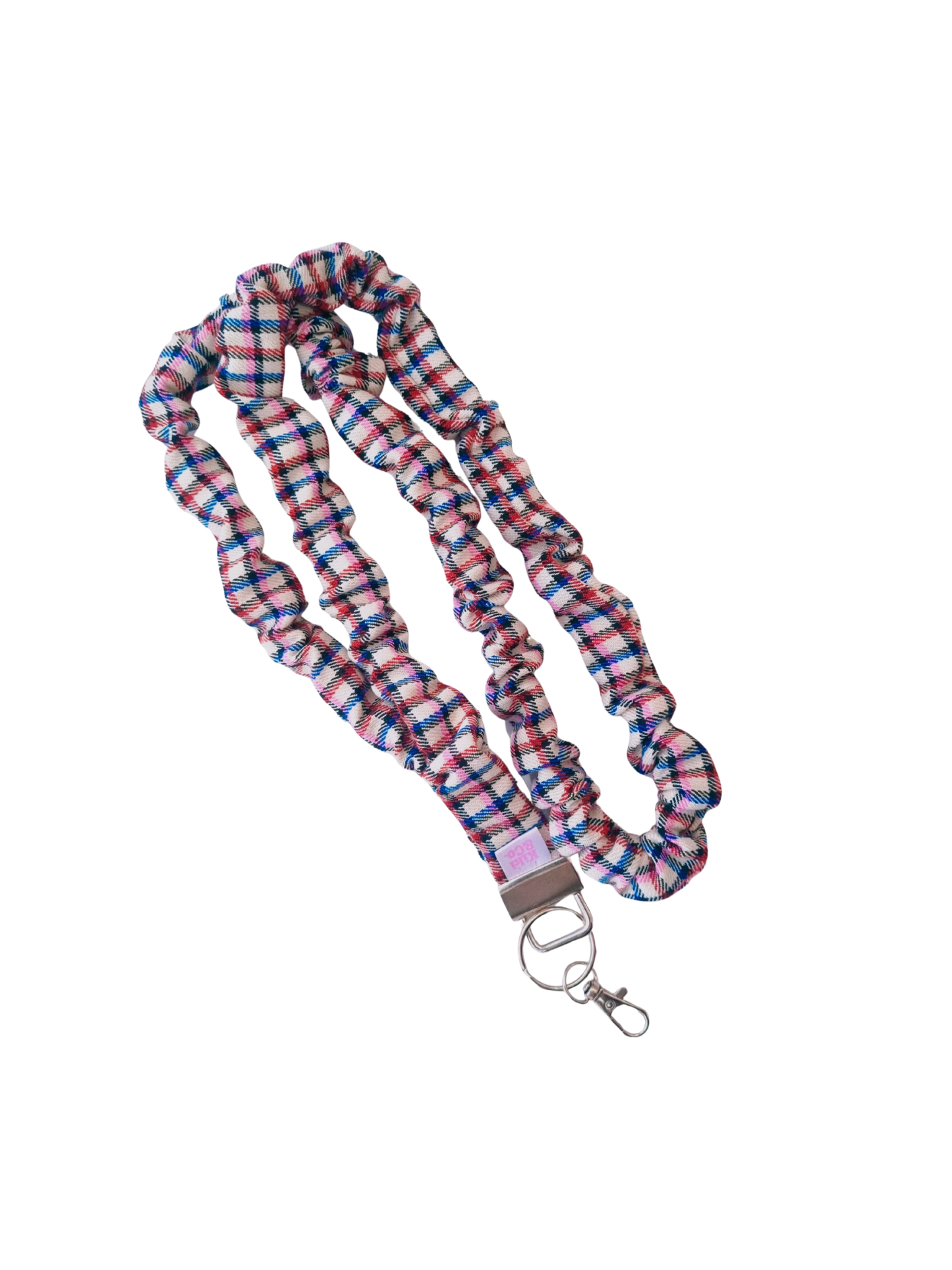 Scrunchie Lanyard - Billie Plaid