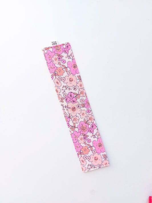 NEW Bookmark - Pink Floral