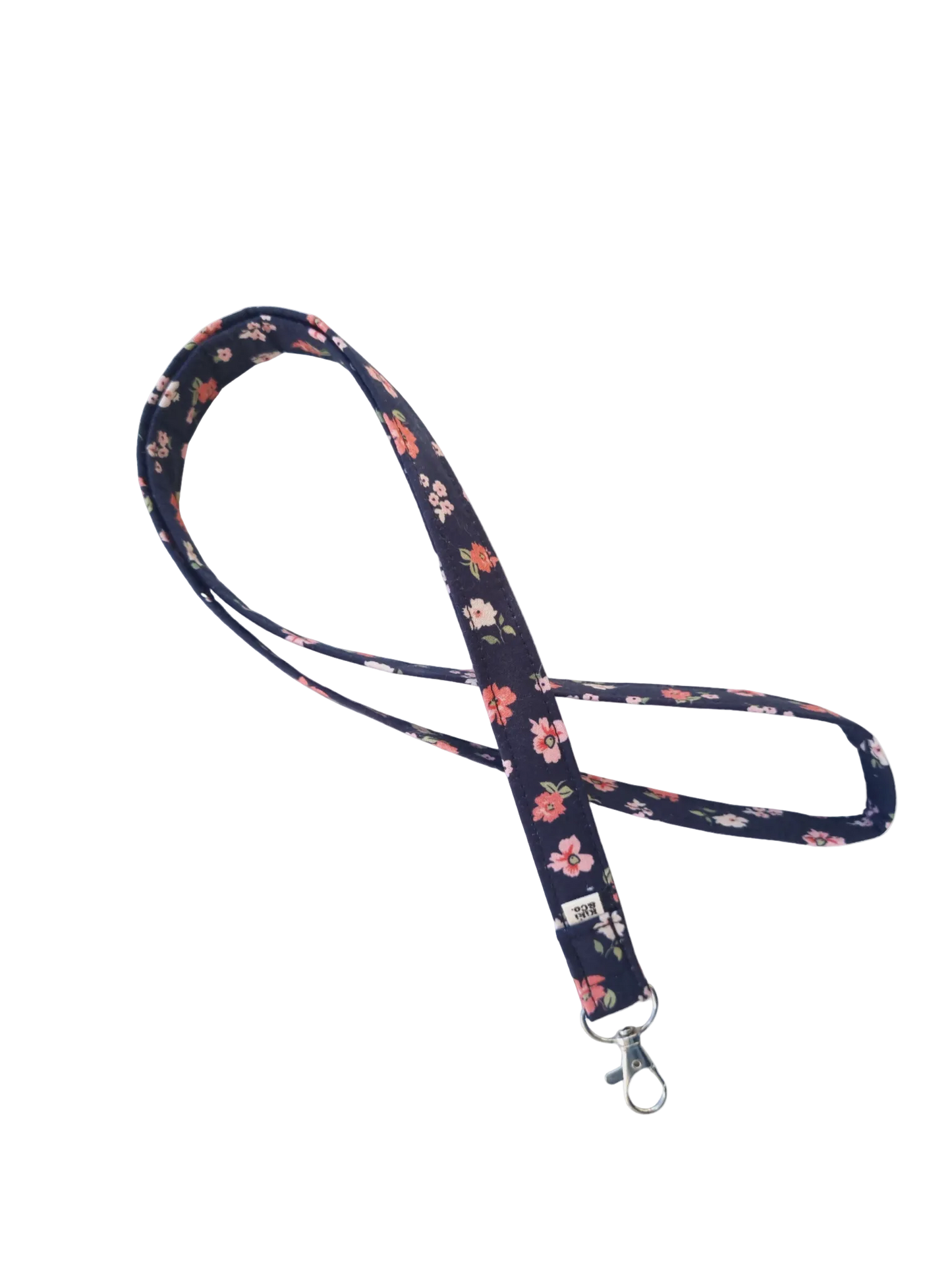 Lanyard - Black Floral