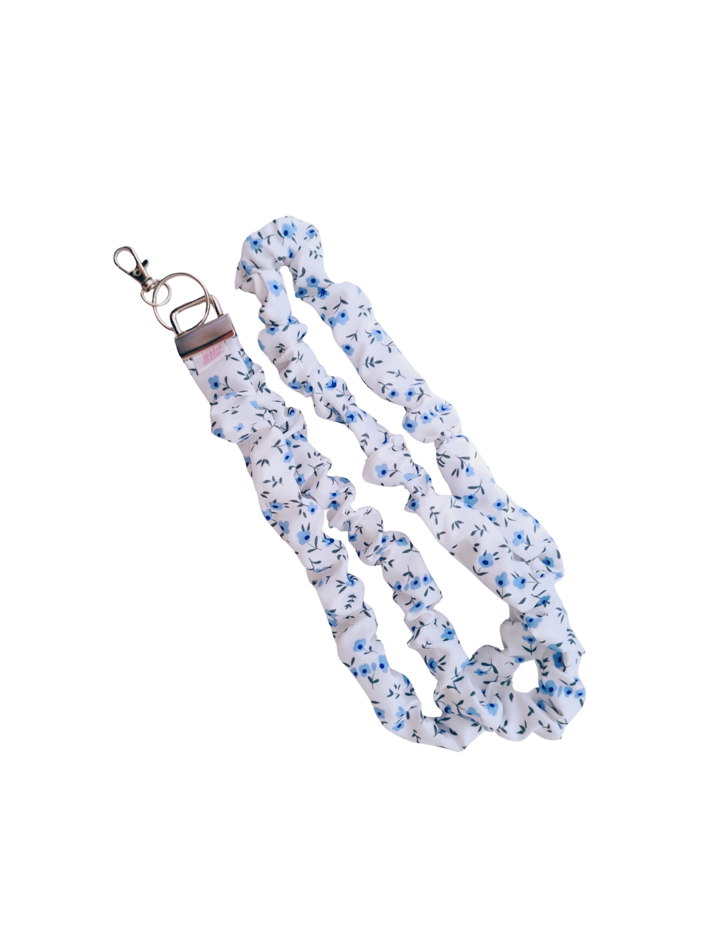 Scrunchie Lanyard - Forget Me Not