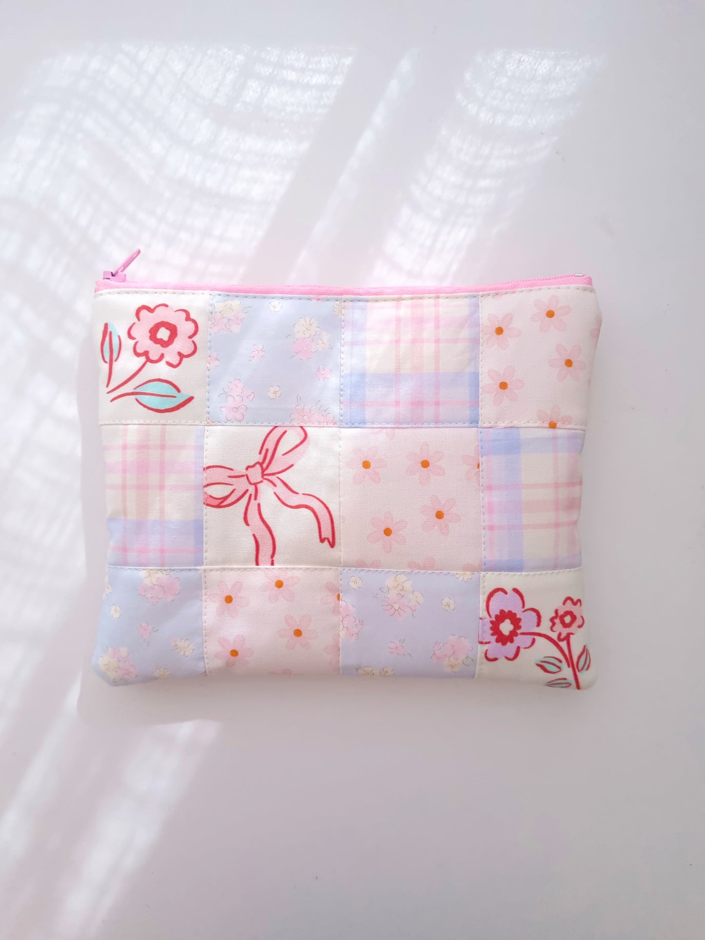 Patchwork Collection - Zipper Pouch/ eReader Sleeve #3