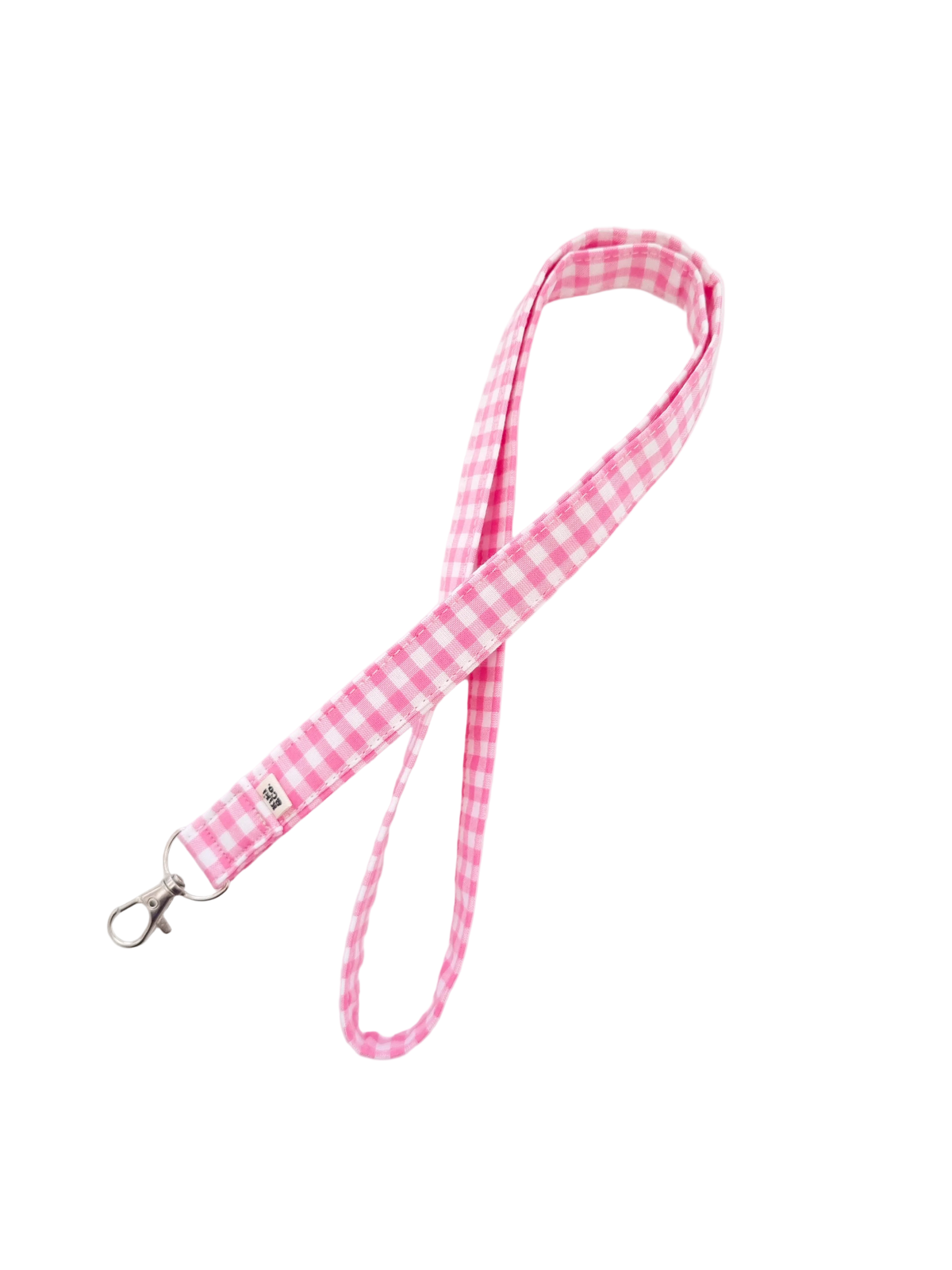 Lanyard - Pink Gingham