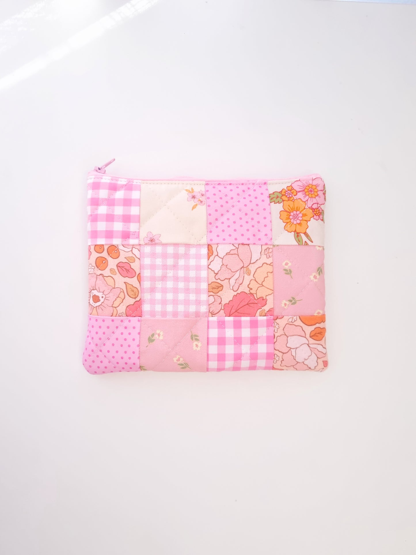 Patchwork Collection - Zipper Pouch/ eReader Sleeve #8