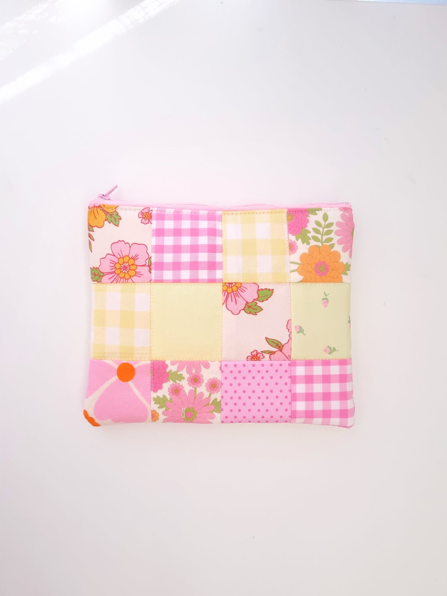 Patchwork Collection - Zipper Pouch/ eReader Sleeve #4
