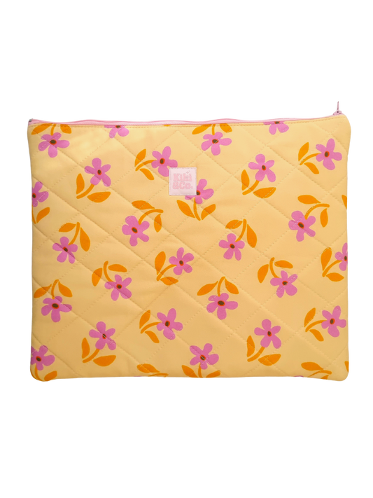 Quilted Laptop Sleeve - Frankie