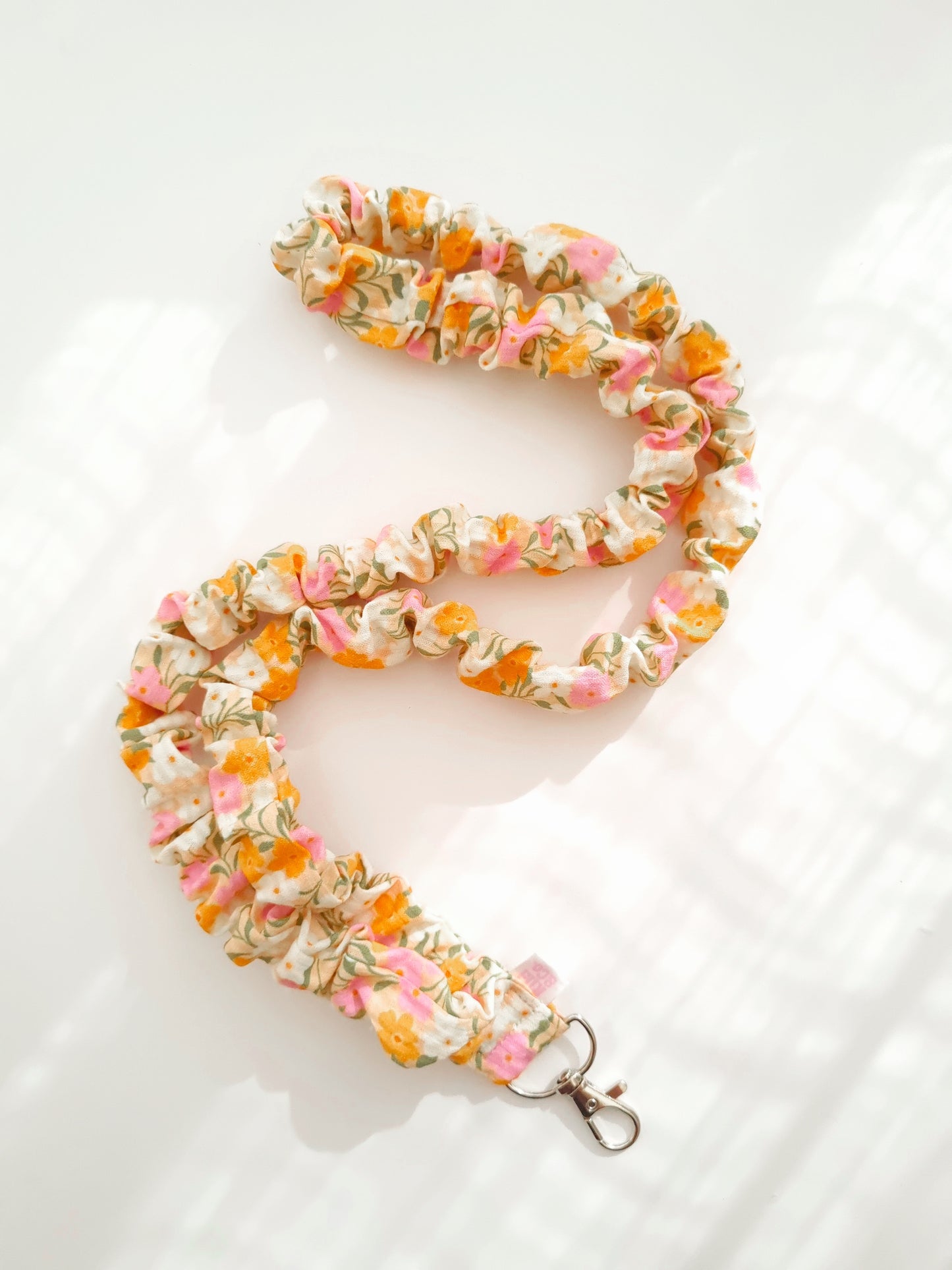 Scrunchie Lanyard - Beachy Floral