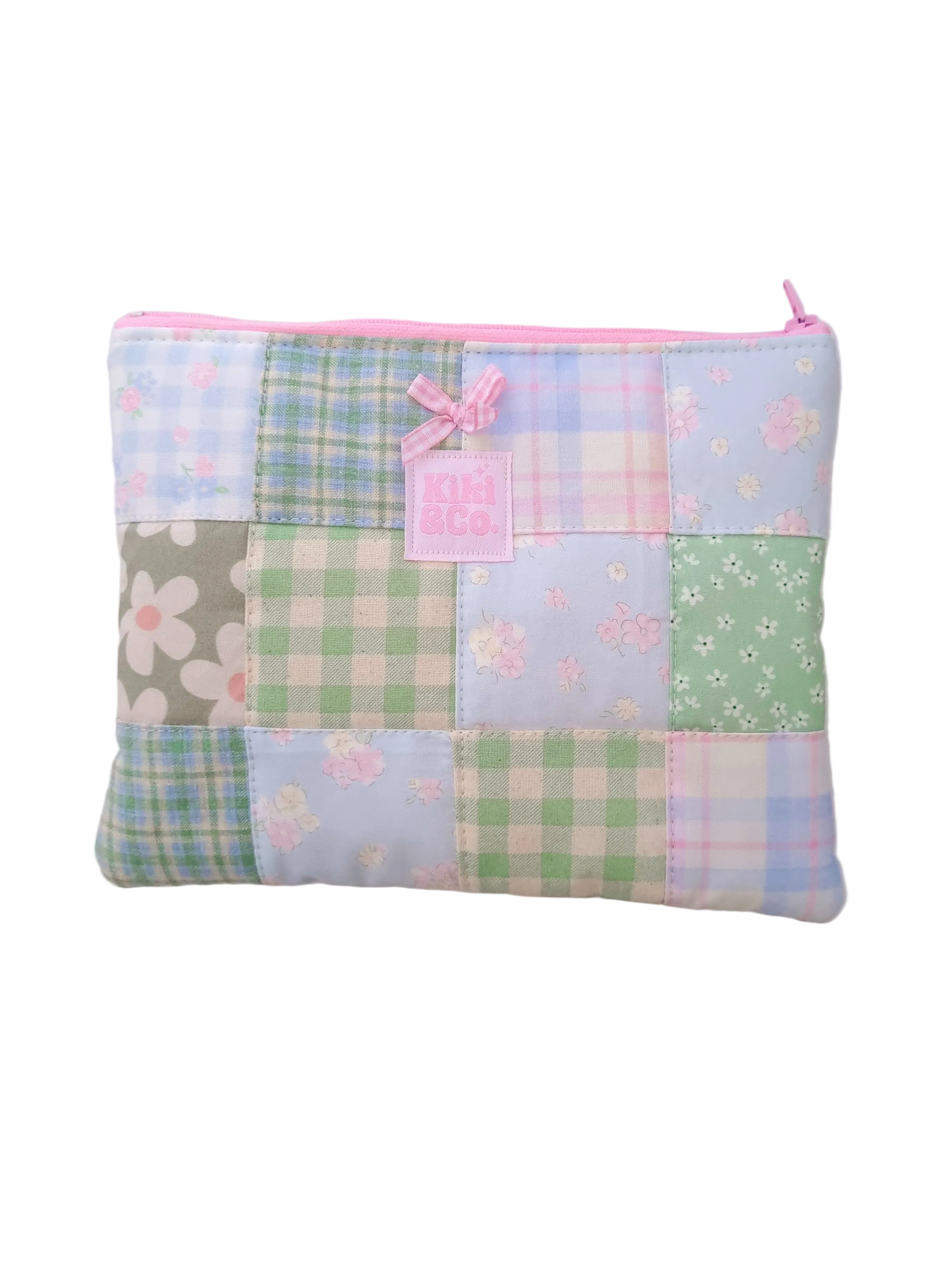 Patchwork Collection - Zipper Pouch/ eReader Sleeve #13