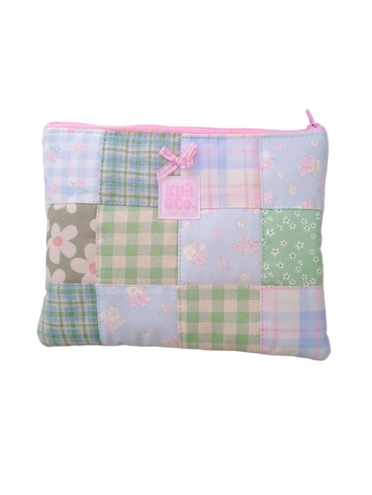 Patchwork Collection - Zipper Pouch/ eReader Sleeve #13