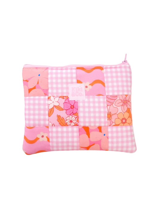 Patchwork Collection - Zipper Pouch/ eReader Sleeve #5