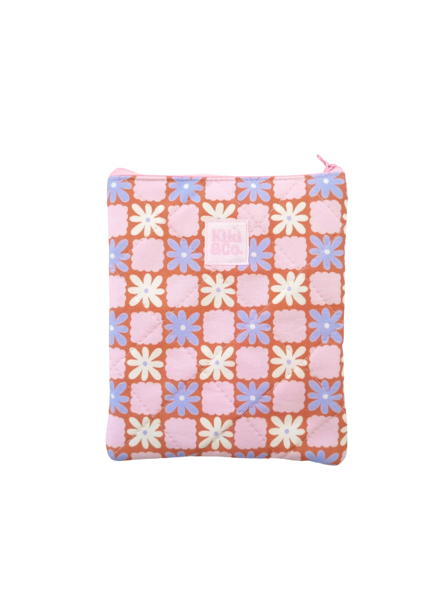 Quilted eReader Sleeve - Rosie - Lilac