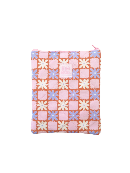Quilted eReader Sleeve - Rosie - Lilac