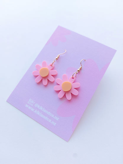 Kiki Earrings - Pink/Orange
