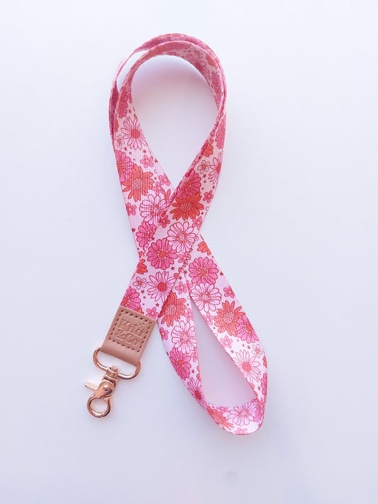 Pre-made Lanyard- Fall Floral