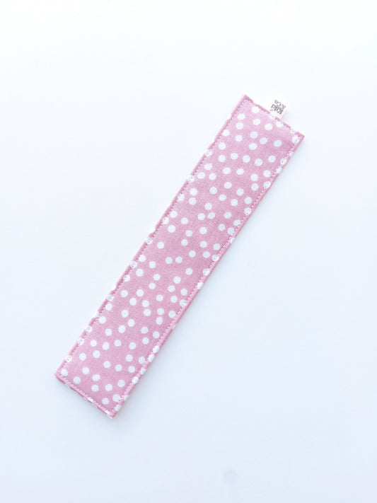 Bookmark - Spotty pink